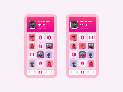 Card Flip card dailyui flip game pink ui xdcreativechallenge xddailychallenge