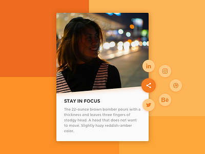 Daily UI Challenge #010 - Social Share
