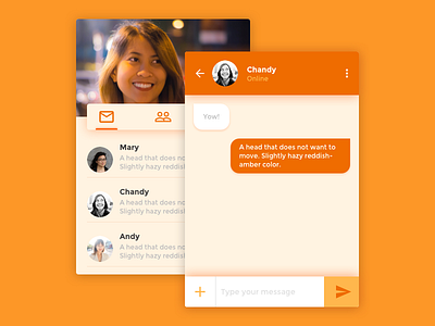 Daily UI Challenge #013 - Direct Messaging