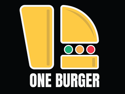 ONE BURGER - Burger Joint Logo Prompt