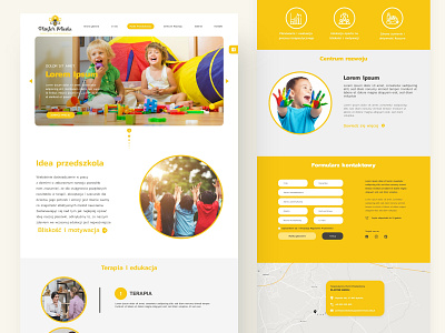 Plaster Miodu Web UI 2020 kindergarden kindergarten school ui ux webdesign website