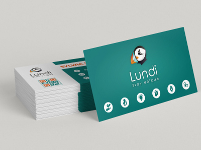 Business Card Lundi branding design illustration logo vector