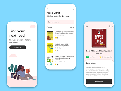 Book Store app Concept