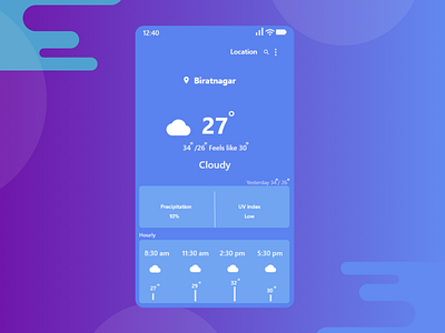 Weather ui design app dashboard ui design ui ux weather weather app weather forecast