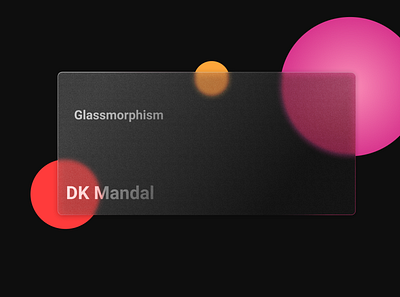 Glassmorphism Design design glass glass effect glassmorphism illustration uidesign uitrends ux