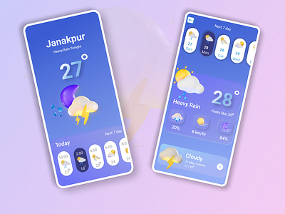 Weather App Design