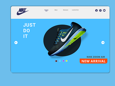 Nike Landing Page nike nike air nike shoes nike shop