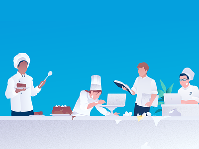 Medium Cover - Understanding and fixing N+1 query article article cover article design character illustration chef chocolate code cooking cooking class cover design team dev team developer developer tools illustration kitchen medium medium cover query
