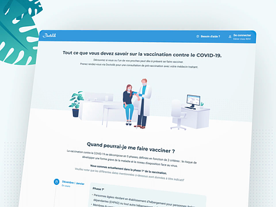 Vaccination landing page 😷 branding character illustration covid covid 19 covid19 doctor doctors healthcare illustration landing landing page concept landing pages medical appointment timeline vaccines web design webdesign