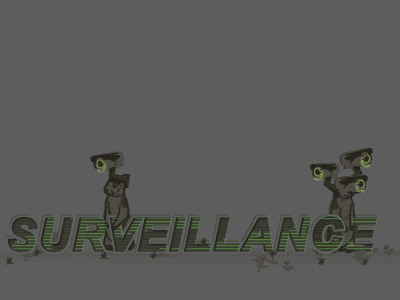Surveillance camera fun illustration prairie dogs security surveillance type typography