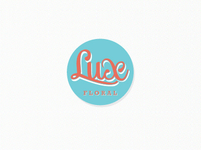 Lux Logo Concept circle concept logo lux robbins egg blue