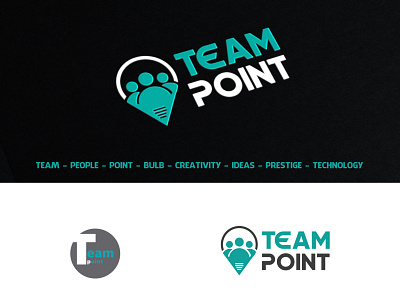info teampoint branding logo rebranding redesign typography