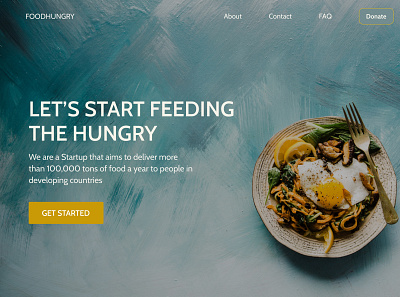 Feeding the Hungry country deliver developing country donate feed feedback figma food hungry people startup