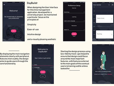 DayBuilr: Daily Calendar University Application Development