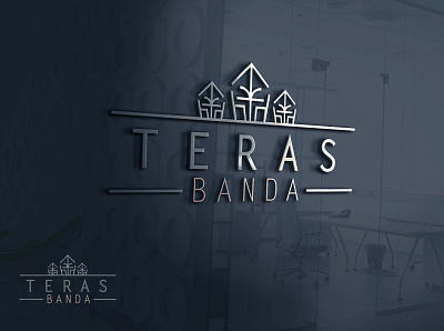 Teras Banda Logo adobe illustrator branding desain fnb illustration illustrator indonesian japan kanji logo logodesign restaurant