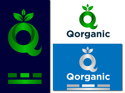 Qorganic Branding Logo, Q Letter Logo, Branding Identity