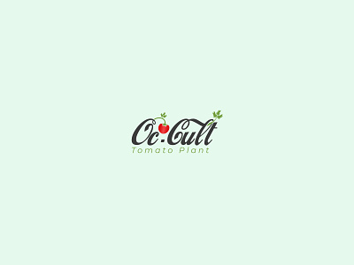 Oc. Cult Tomato Plant Logo