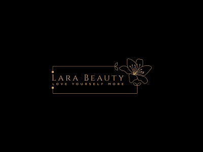 Line art logo, Lara Beauty Logo branding creative logo custom logo dribble fashion logo flower logo hand draw logo lara beauty logo line art logo logo logo 2021 logo designer logo folio logo maker logo place logodesign luxury logo modern logo professional logo