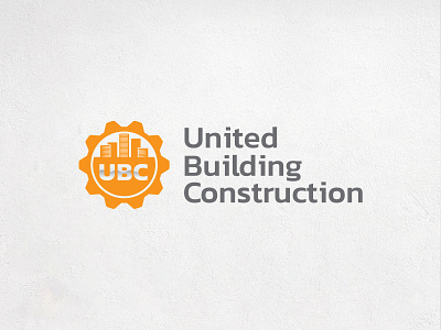 Construction Logo, United Building Construction Logo