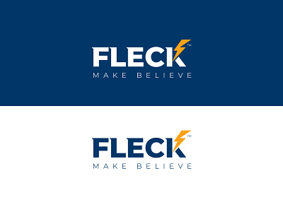 Modern minimalist logo, Fleck logo