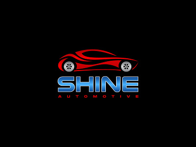 Design professional racing car and automotive logo