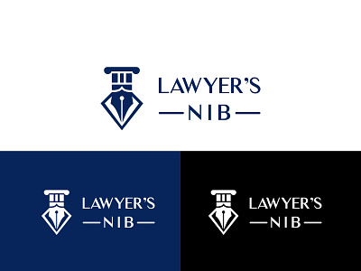 Minimalist Logo Creation, Lawyer's Nib best logo branding creative logo flat logo graphic design logo logodesign logodesigner logomark logos minimalist logo modern logo professional logo