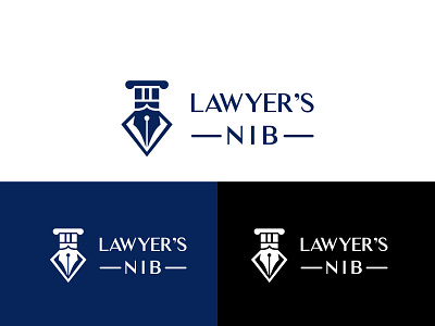 Minimalist Logo Creation, Lawyer's Nib