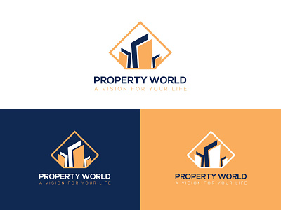 Real-Estate-Logo,-Property-World-Logo