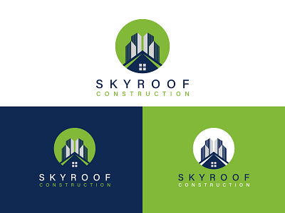 Modern Construction, Real Estate Company Logo Design best logo branding construction logo creative logo design logo logodesign logodesigner logomark logos modern construction logo modern logo modern real estate logo real estate real estate logo