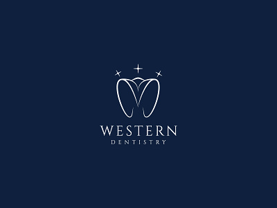 Western Dentistry, Dental, Dental clinic logo, minimalist logo best logo branding creative logo dental dental clinic logo dental hospital logo graphic design line art logo logo logo place logo typo logodesign logodesigner logomark logos medical logo minimal logo minimalist logo modern logo western dentist