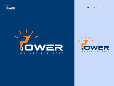 Power Logo, Renewable Energy Logo, Modern Minimalist Logo