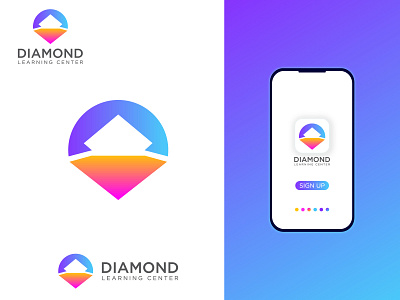 Diamond Learning Center, Education logo branding branding branding identity creative logo design diamond learning center education logo education logo branding logo logo branding logodesign logodesigner logomark logos modern logo