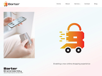 Barter Brand Identity, Ecommerce Logo Branding