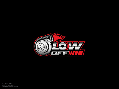 Blow Off Logo, Automotive Logo, Logo Design