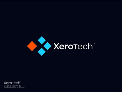 Tech Logo Brand Identity, Logo Design, Logo brand identity branding creative logo identity design logo logo branding logodesign logodesigner logomark logos minimalist logo modern logo tech tech logo tech logo branding technology xero xerotech xerotech logo branding