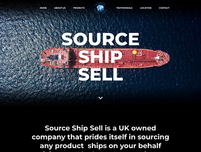 SourceShipSell design ui ux web website