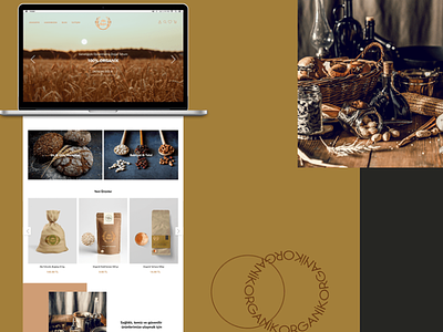 Altın Başak E-Commerce Web Design (Responsive) adobexd app branding design figma graphic design logo ui ux web