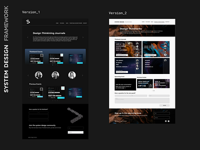 System Design Framework UI/UX Design