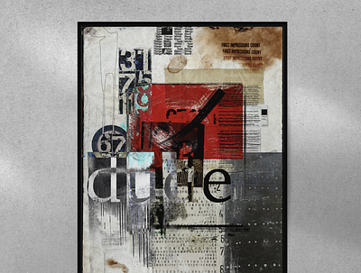 dude design digital digitalart graphic design magazine poster raygun typography