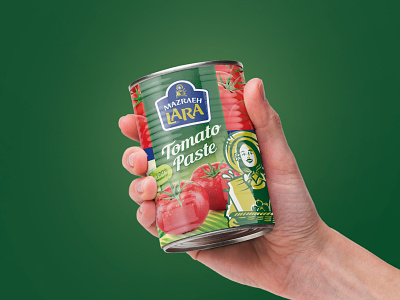 Tomato Paste Label Design brand branding design graphic design illustration iran label design persian tomato paste tomato paste label design ایران بسته بندی طراحی لیبل گرافیک