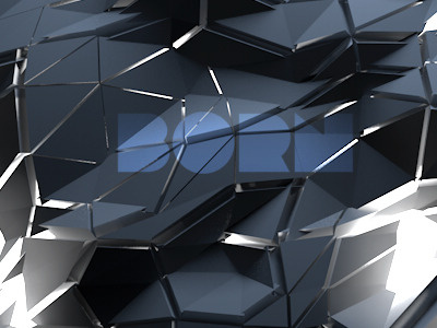 born blue born cinema4d design desktop happy triangles wallpaper