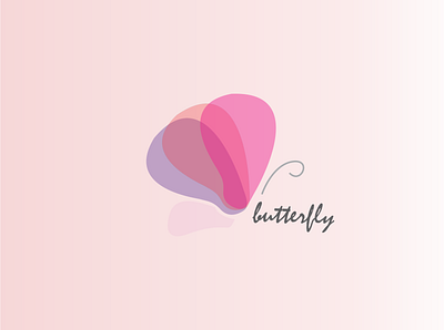 buterfly animation branding design flat icon illustration logo minimal typography vector