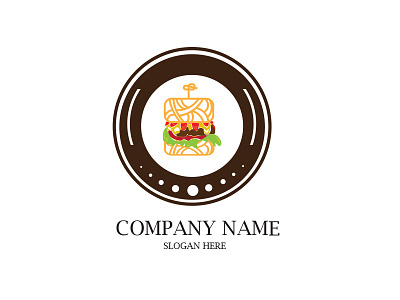 noodle burger brand design branding design illustration logo logo design logos vector