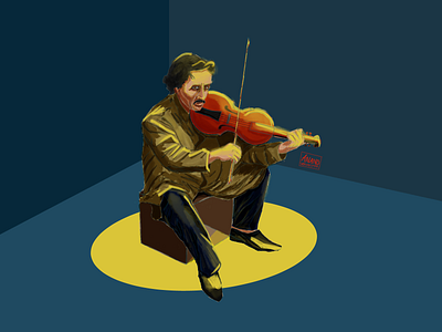 The Violinist art design digital illustration digital painting digitalart illustration