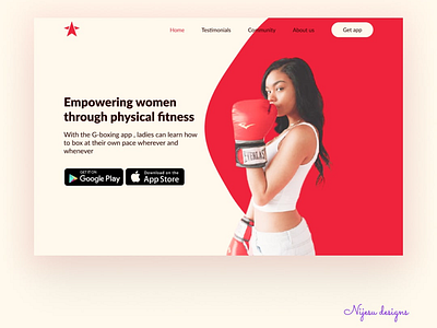 FITNESS LANDING PAGE