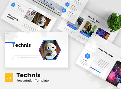 Technis - Technology Google Slides Template powerpoint powerpoint template presentation technology