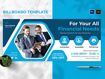 Financial Solution Billboard Landscape