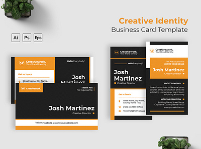 Creative Identity Business Card business card corporate identity graphic template