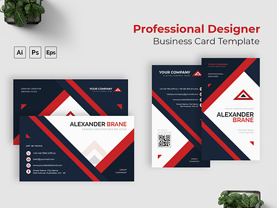 Professional Designer Business Card business card graphic template
