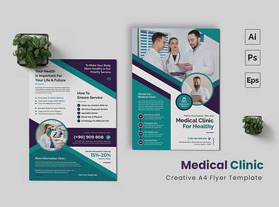 Medical Clinic Flyer flyer graphic template